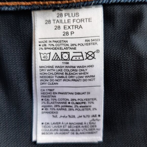 Old Navy High-Waisted Secret-Slim Pockets Rockstar Super Skinny cropped Jeans - Picture 7 of 8